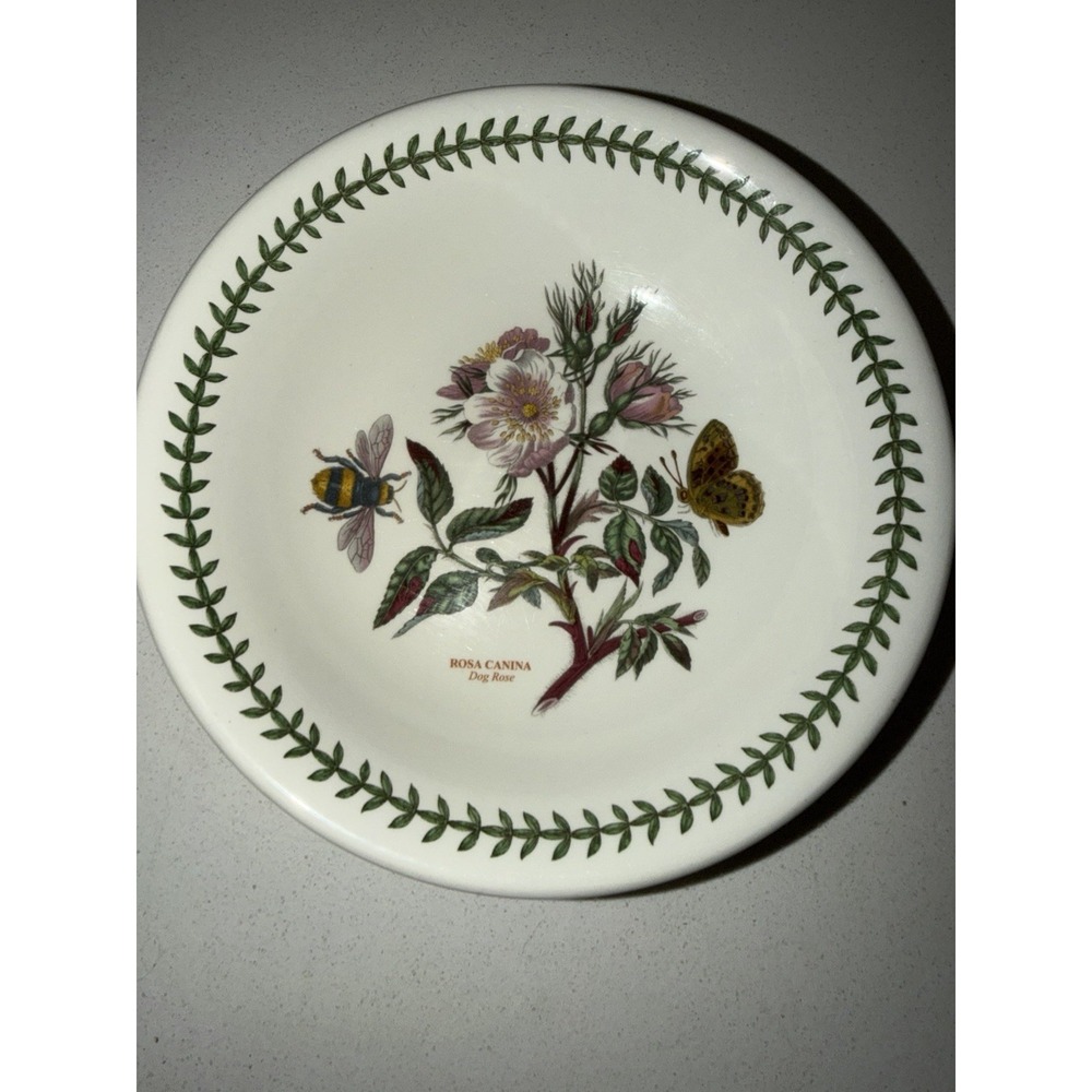 Portmeirion Botanic Garden Dog Rose 8" Individual Pasta Bowl